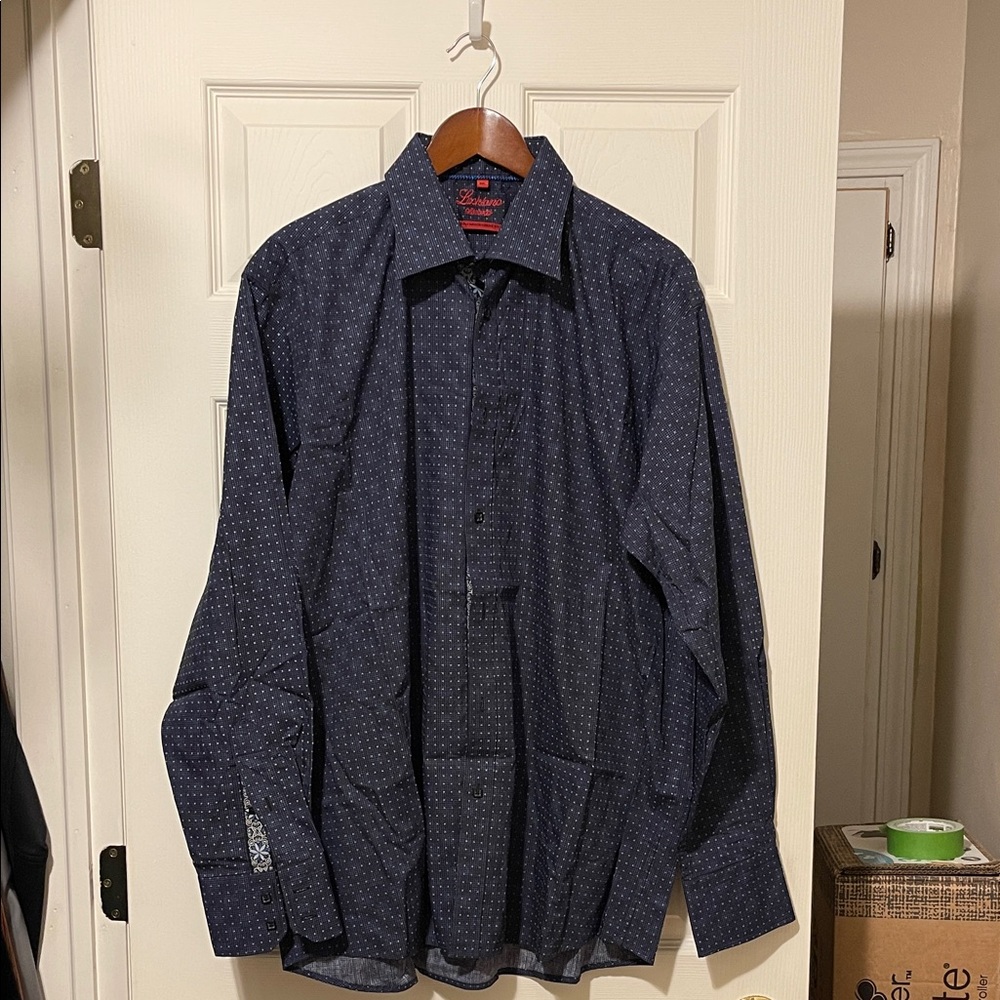 Luciano Visconti Patterned Dress Shirt